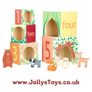 Woodland Animal Stacking & Nesting Cubes